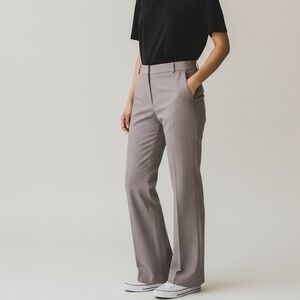 Ann Taylor Factory Curvy Gray Trousers in Size 14